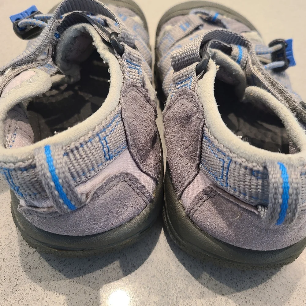 Keen Gray and Blue Kids Shoes